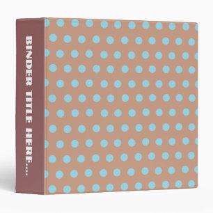 Polka Dot - 1.5" Binder