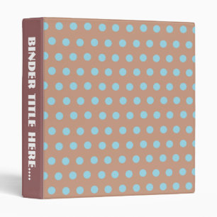 Polka Dot - 1" Binder