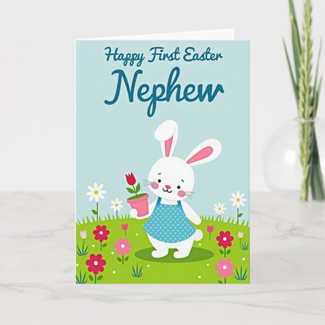 Polka Dot Apron Spring Card (Front)