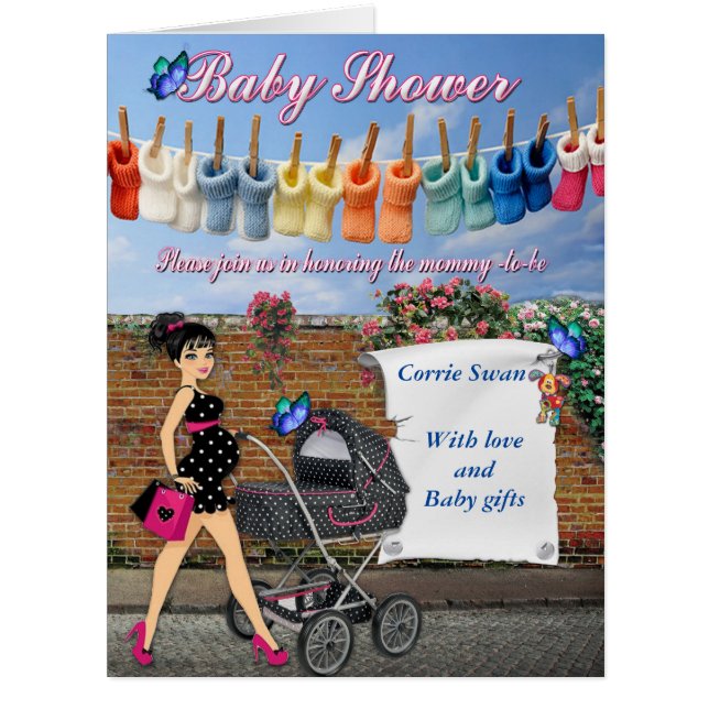 Polka dot Baby Shower (Front)
