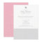 Polka dot baby shower invitation