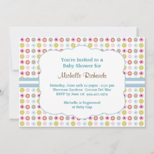 Polka Dot Baby Shower Invitation