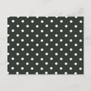 polka dot background postcard