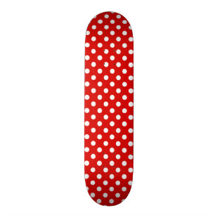Polka dot background skateboard