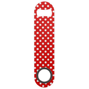 Polka dot background speed bottle opener