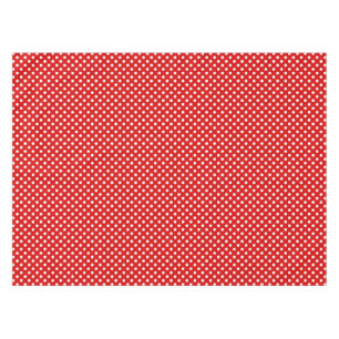 Polka dot background tablecloth