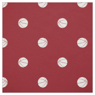 polka dot basketballs ANY background drop pattern Fabric