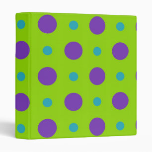 Polka Dot Binder
