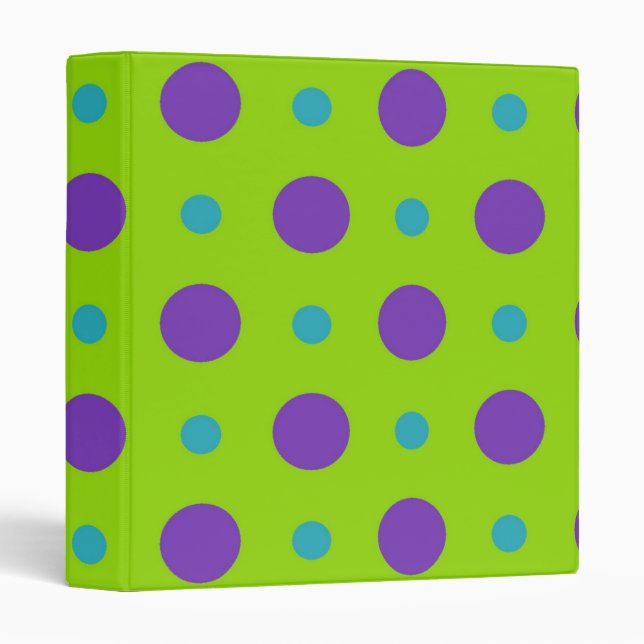 Polka Dot Binder (Front/Spine)
