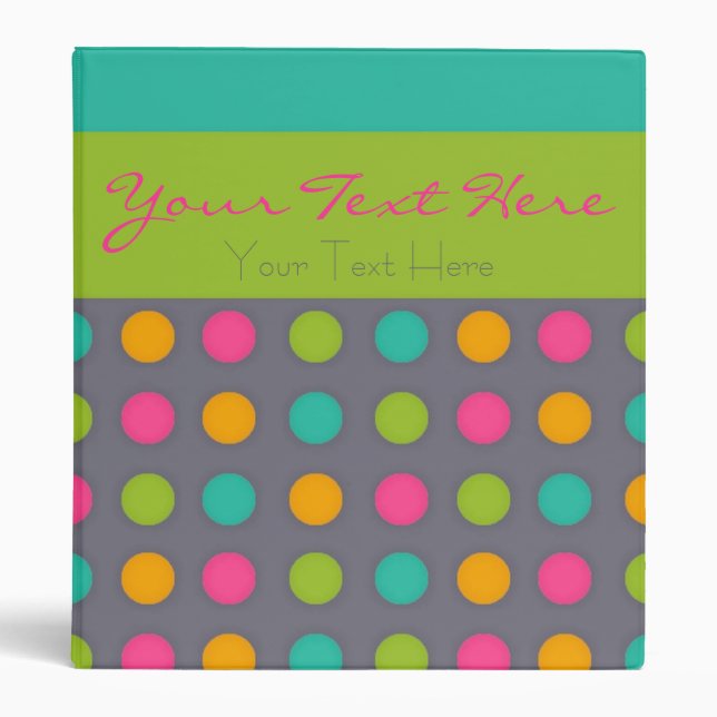 Polka Dot Binder (Front)