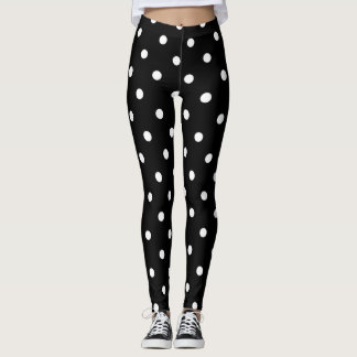 POLKA DOT BLACK Leggings