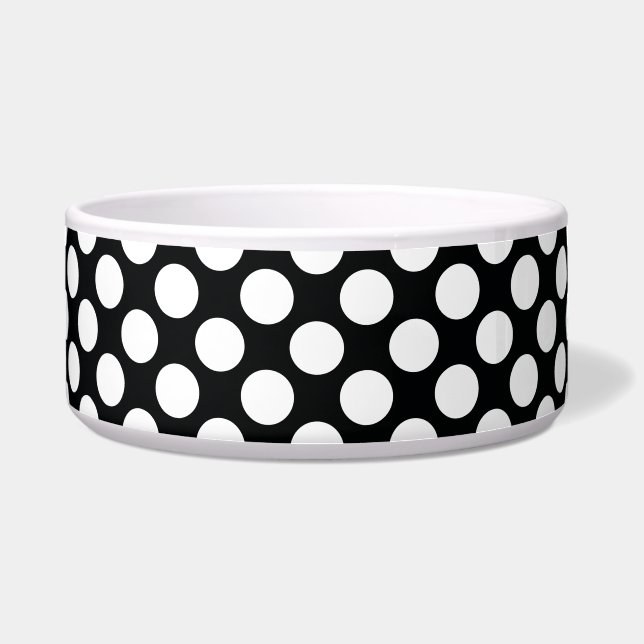 Polka Dot (Black & White) Any Size Customizable (Front)