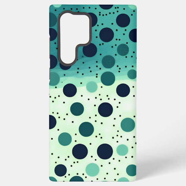 Polka Dot Bliss Samsung Galaxy Ultra S22 Case (Back)