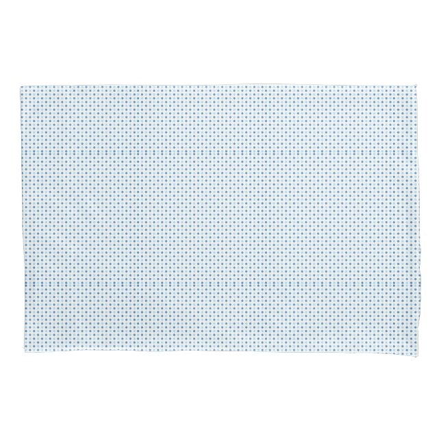 Polka Dot Blues Pillowcase (Front)