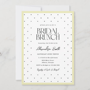Polka Dot Bridal Shower Invitation