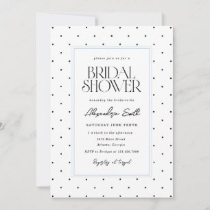 Polka Dot Bridal Shower Invitation