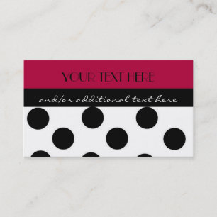 Polka Dot Business Card