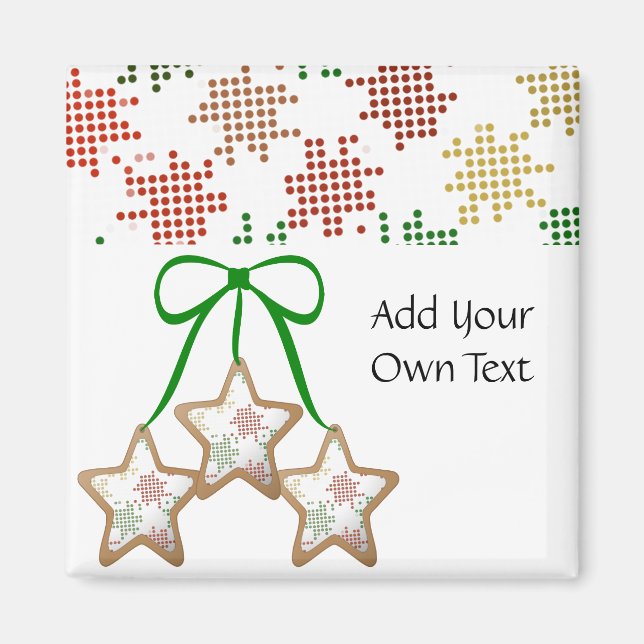Polka Dot Christmas Cookies Magnet (Front)