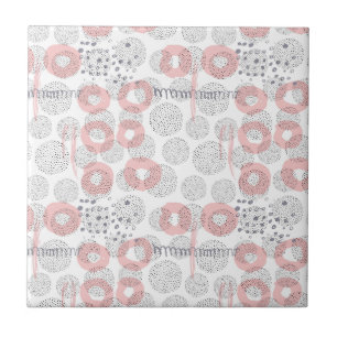 Polka Dot Circle Pattern Tile