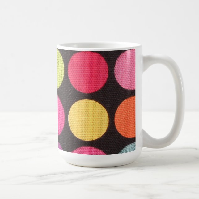 Polka dot coffee mug (Right)