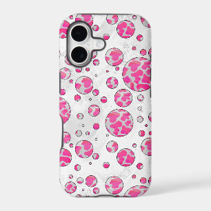 Polka Dot Cow Pink and White