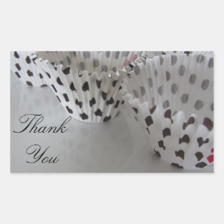 Polka Dot Cupcake Liners Sticker