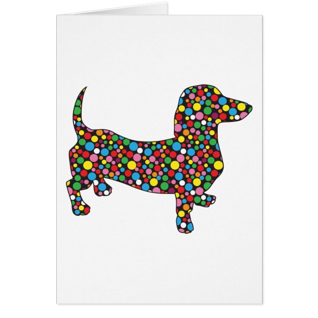 Polka Dot Dachshund (Front)