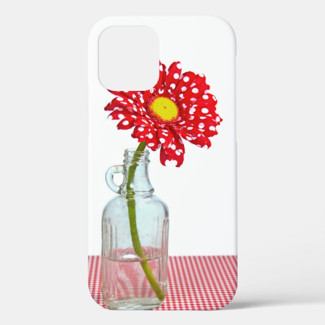 Polka Dot Daisy in Bottle Case-Mate iPhone Case (Back)