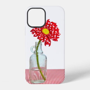 Polka Dot Daisy in Bottle iPhone 12 Case