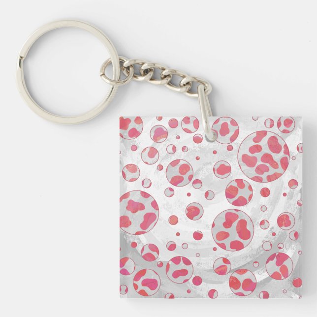 Polka Dot Dalmatie rose et blanc (Devant)