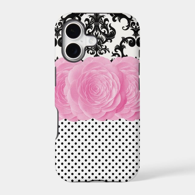 Polka Dot Damask iPhone 5 Case (Back)