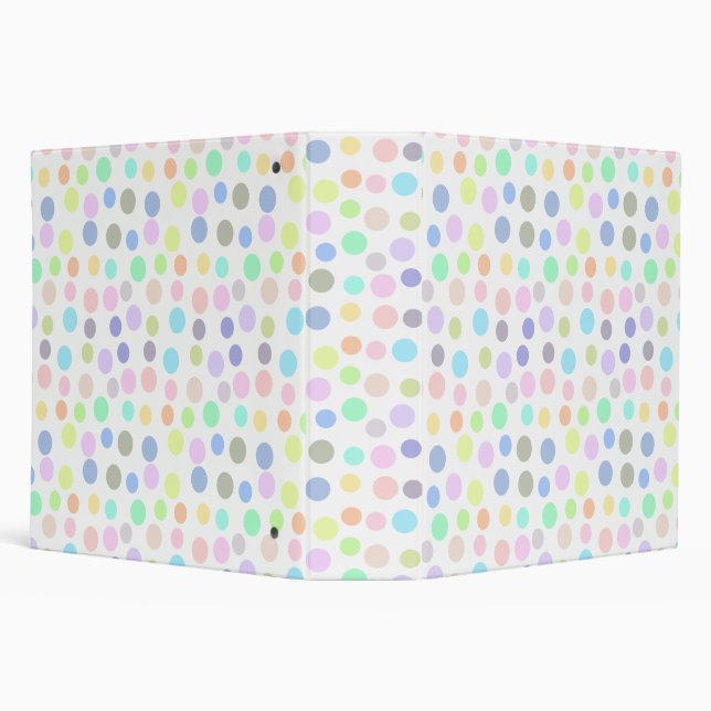 Polka Dot Design Binder (Background)