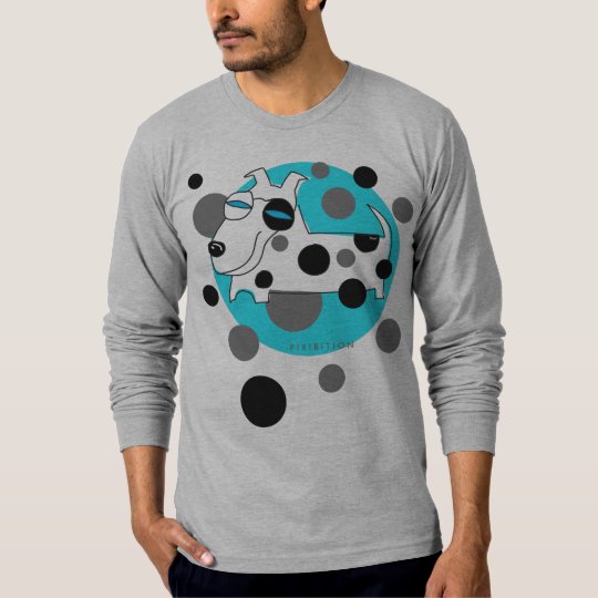 Polka Dot Dog Long Sleeve T-Shirt
