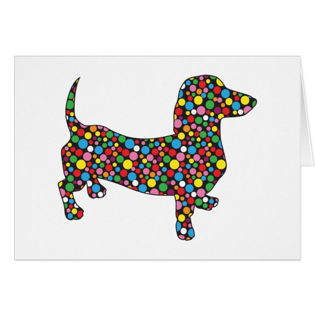 Polka Dot Doxie (Front Horizontal)