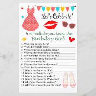 Polka dot dress How well do you know the birthday 