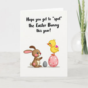 Polka Dot Egg Friends Card