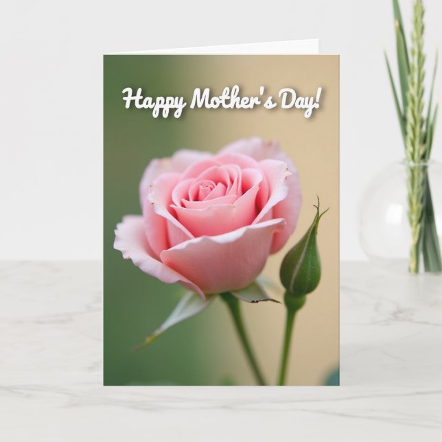 Polka Dot Flower Card (Front)
