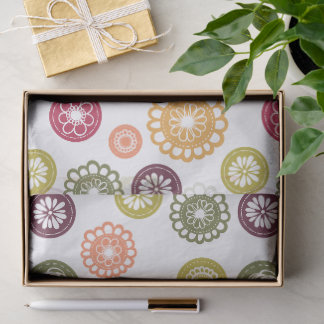 Polka Dot Flowers - Tissue Paper