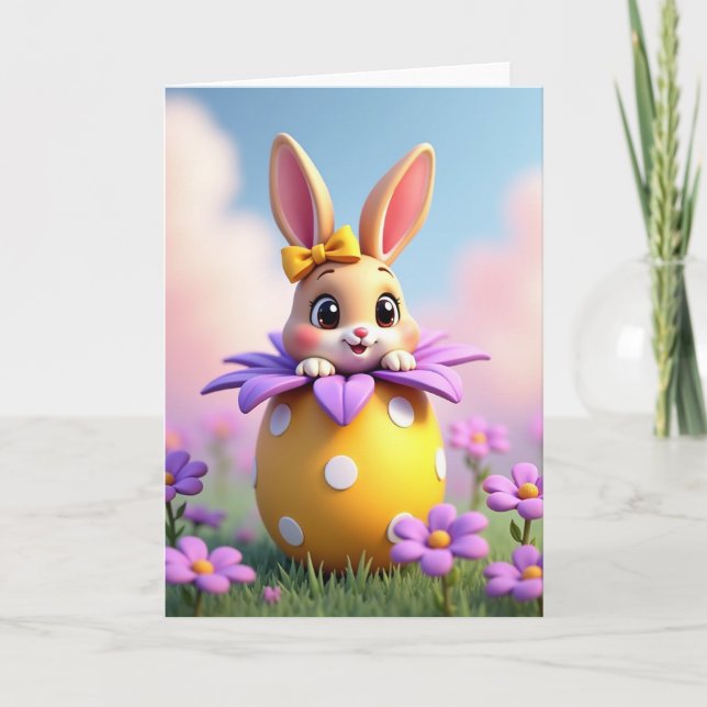 Polka Dot Friend Greeting Card (Front)