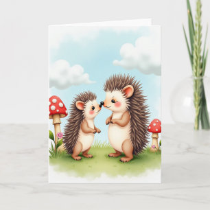 Polka Dot Fungi Love Card