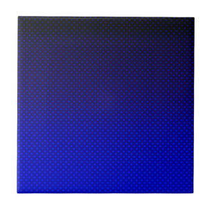 Polka dot gradient navy black colours dark print tile