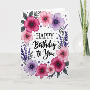 Polka Dot Happy Bloom Card