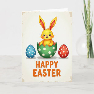 Polka Dot Happy Creature Card