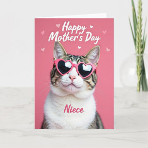Polka Dot Happy Mothers Day Niece Card