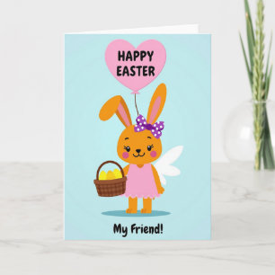 Polka Dot Hare Happy Season Card