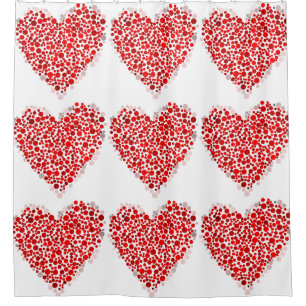 Polka Dot Heart Pattern