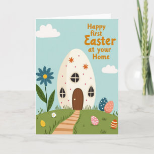 Polka Dot House Spring Card