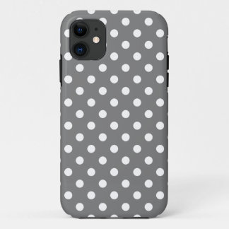 Polka Dot iPhone 5/5S Case in Titanium Grey