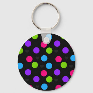 Polka Dot Key Chain