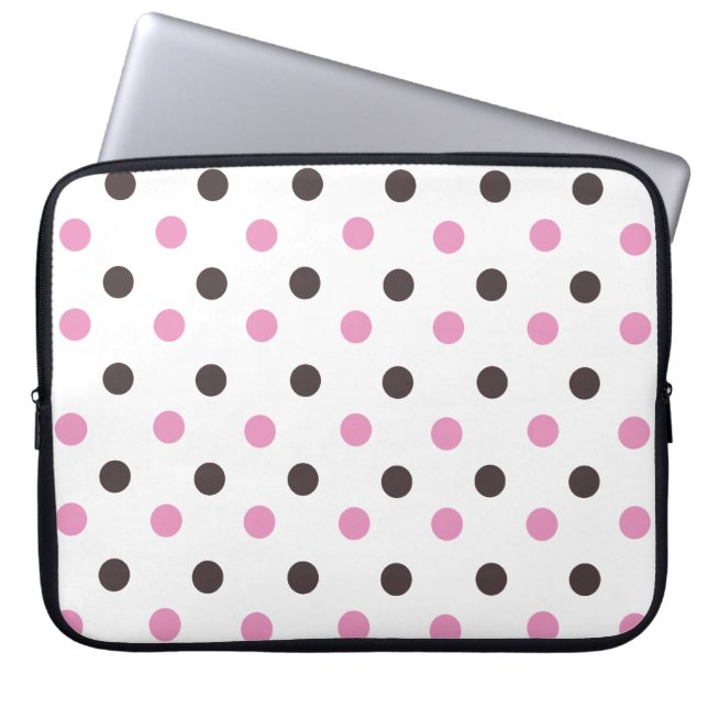 Polka Dot Laptop Bag (Front)